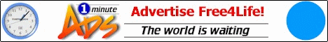1 Minute Ads - Advertise FREE for Life - You could be their next Daily Contest Winner!